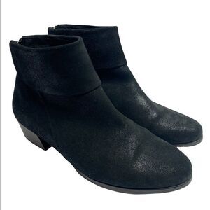 Regarde le Ciel | Black Suede Metallic Boots